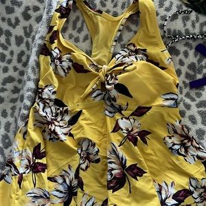 Kona sol racerbank tank swim top